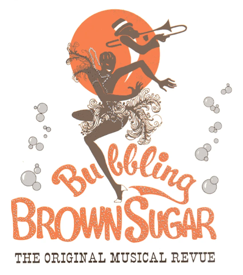 Bubbling Brown Sugar artwork for Amas Musical Theatre's 2026 benefit