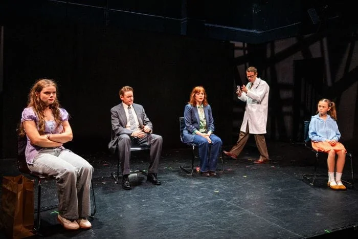 The cast of Cracked Open onstage at Theatre Row in 2025